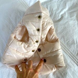 Moncler X Poldo Padded Dog Couture Logo Patch Dog Down Vest in Size 1